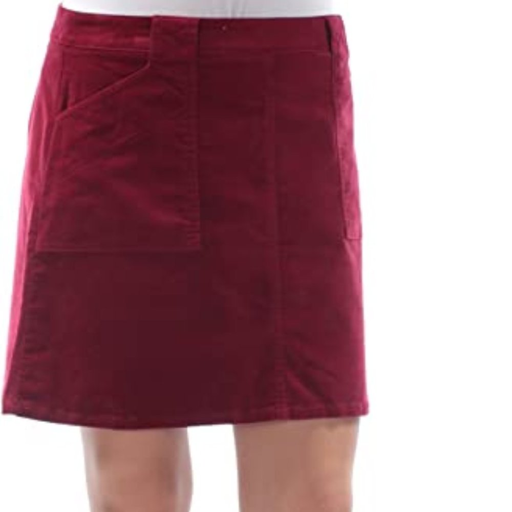 *Maison Jewels Burgandy Skirt*